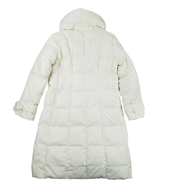 Cole Haan Women's Large Fill 80% Down, 20% Feather Coat Ivory Cream Jacket EUC - Picture 13 of 16